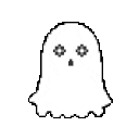 Animation d'un fantôme qui apparait