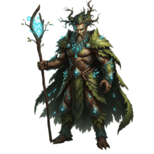 Homme protecteur de la nature style réaliste 3D